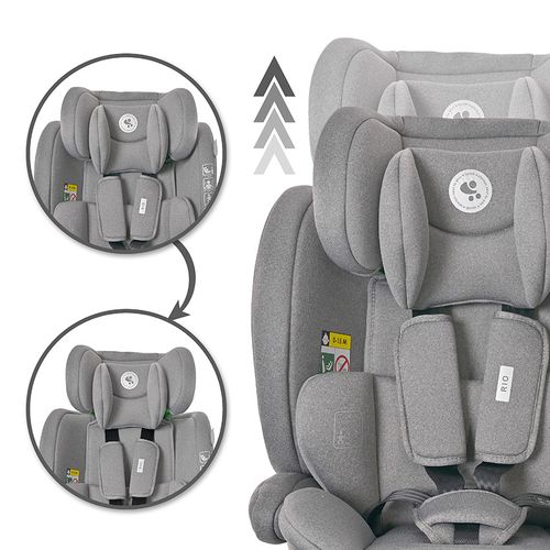 LORELLI RIO Isofix 76-150 cm, Grey slika 3