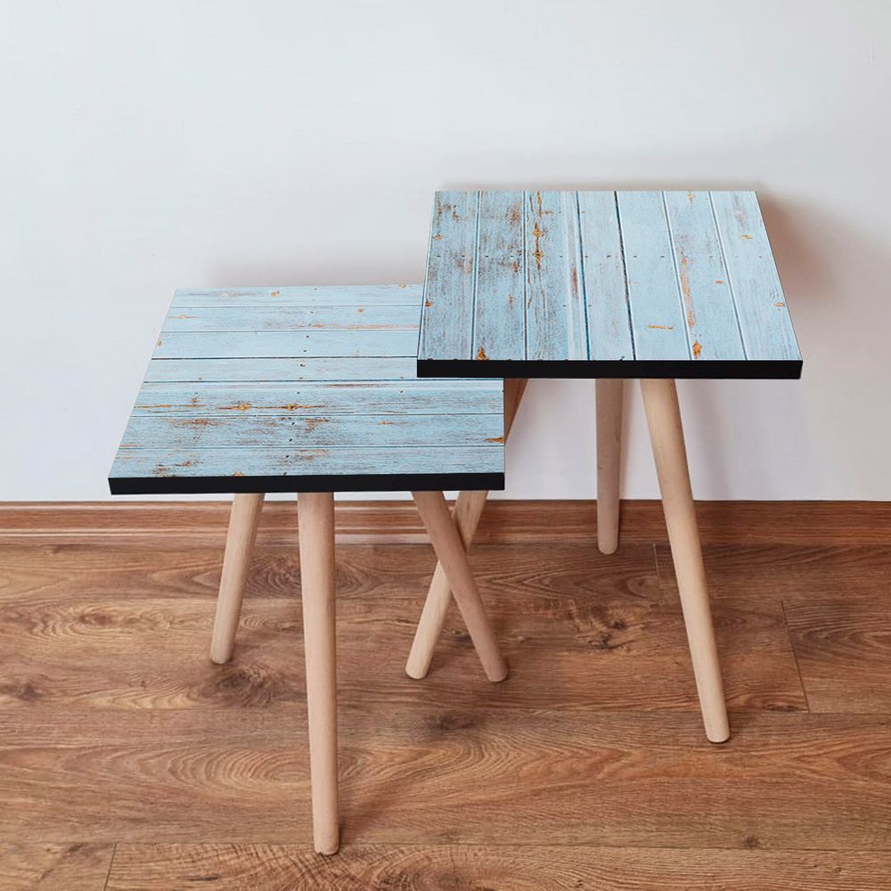 Nesting stolovi 2Shp119 - (2 komada) - boje: plava slika 1