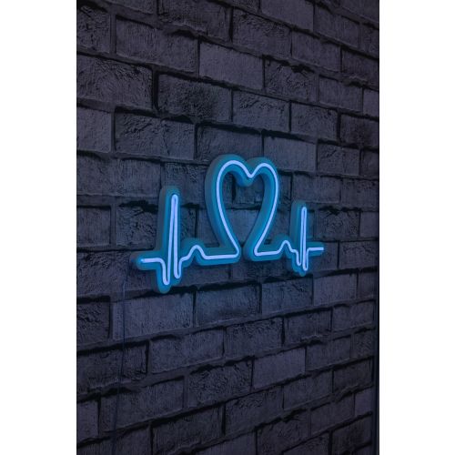 Wallity Ukrasna plastična LED rasvjeta, Love Rhythm - Blue slika 1