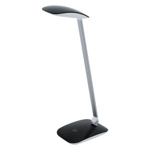 Eglo Cajero stona lampa/1, led, 4,5w, 550lm, na dodir, usb,  plastika/crna 