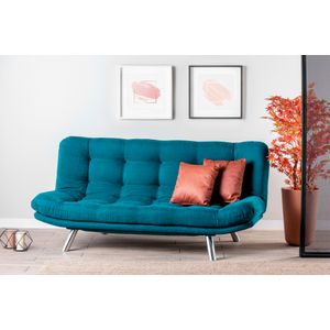 Misa Sofabed - Petrol Zelena 3-Sjedalna Sofa na Razvlačenje