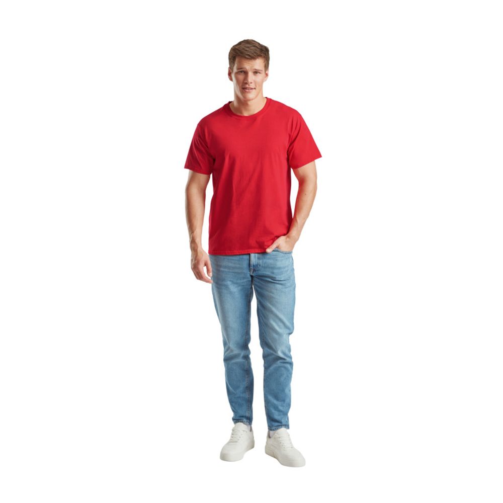 Fruit Of The Loom Majica kratkih rukava T-Shirt 165g - Crvena XL slika 2