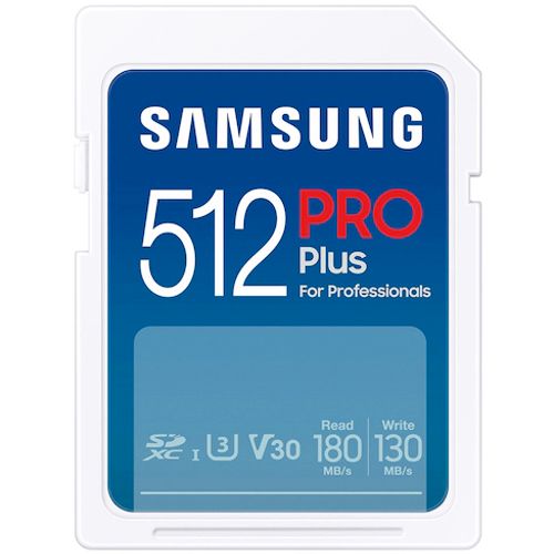 Samsung Memorijska kartica PRO Plus Full Size SDXC 512GB U3 + Card Reader MB-SD512SB slika 3