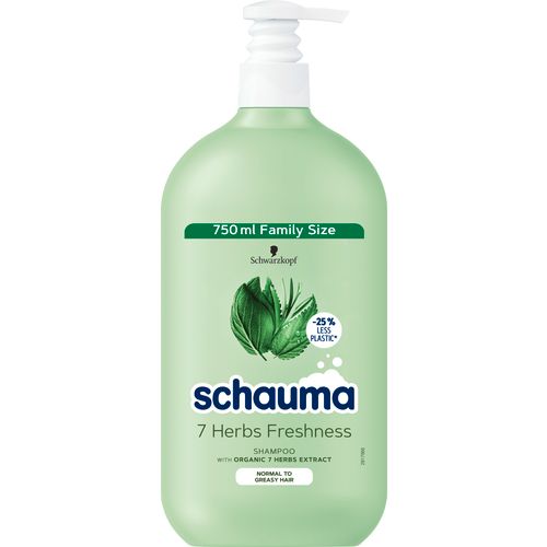 SCHAUMA  Pump 7 Herbs šampon za kosu 750ml slika 1