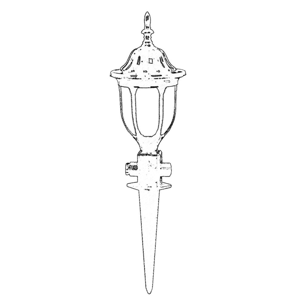 BBO-68165-BSY Crna i Bijela Vanjska Zidna Lampa slika 2