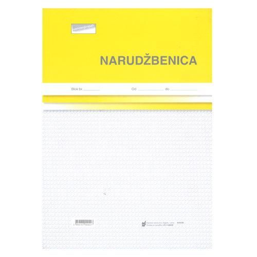 I-14/NCR NARUDŽBENICA A-4; Blok 100 listova, 21 x 29,7 cm slika 2