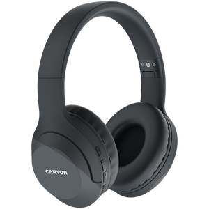 Bežične slušalice CANYON BTHS-3, Bluetooth 5.1, 300mAh, tamno siva