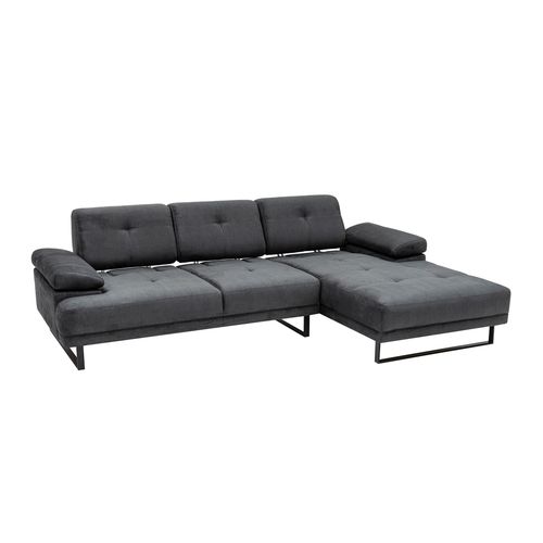 Atelier Del Sofa Kutna garnitura, Antracit, Mustang Small Right - Anthracite slika 7