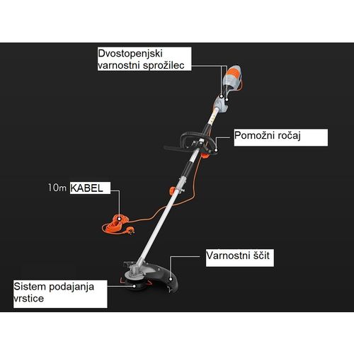 VonHaus vrtna kosilica F-serije s četkom slika 4