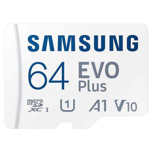 Samsung MB-MC64KA/EU MicroSD 64GB, EVO Plus, SDXC, UHS-I U3 V10 A1, Read 130MB/s, for 4K and FullHD video recording, w/SD adapter slika 2