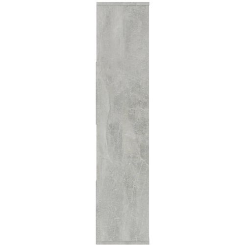 Sobna pregrada / ormarić siva boja betona 110x24x110 cm iverica slika 14