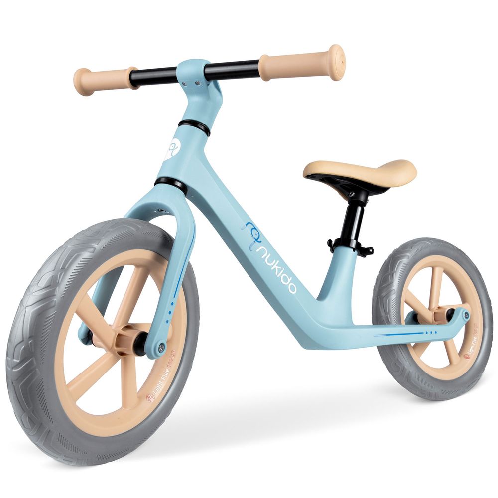 Nukido Light Flee bicikl bez pedala, plavo rozi slika 8