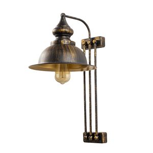 Opviq Zidna lampa SALAM antique, metal, 28 x 32 cm, visina 53 cm, promjer sjenila 28 cm, E27 40 W, Sağlam - 3743