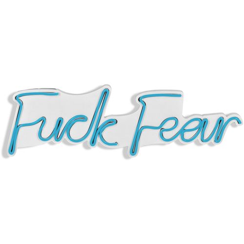 Fuck Fear - Blue Blue Decorative Plastic Led Lighting slika 8