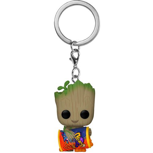 Pocket POP Keychain Marvel I am Groot - Groot with Cheese Puffs slika 2