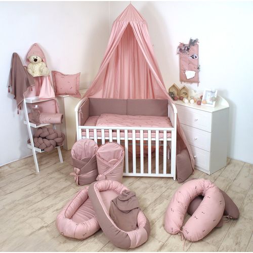 Amy posteljina set 2 elem. Pure Rose (za krevetić 120x60 cm) slika 9