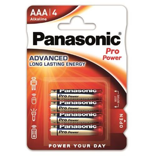 PANASONIC baterije LR03PPG/4BP Alkaline Pro Power slika 1