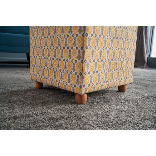 Bianca Puf Kare Multicolor Pouffe slika 3