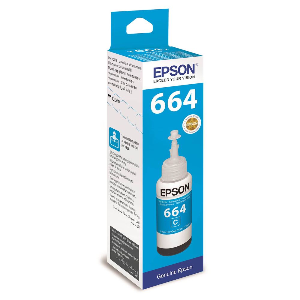 Tinta EPSON EcoTank ITS T6642 Cyan 70ml slika 1
