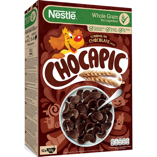 Nestle Chocapic Žitne školjke Čokolada 375 g slika 1