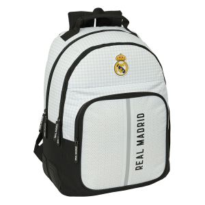 Školski Ruksak Real Madrid C.F. 24/25 Bijela Siva 32 x 42 x 15 cm