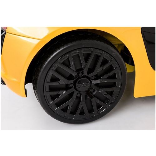 Licencirani auto na akumulator Audi R8 Spyder - žuti/lakirani slika 5