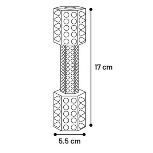 GUMI IGRAČA ZA PSA UTEŽ 17cm slika 2