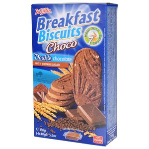 Koestlin breakfast biscuits choco double chocolate 160g