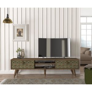 Valente (TV Sehpası) - Walnut Walnut TV Stand