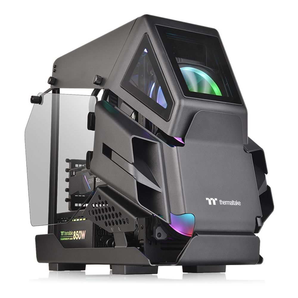 Thermaltake AH T200 BlackmATX, 2x TG panels slika 1