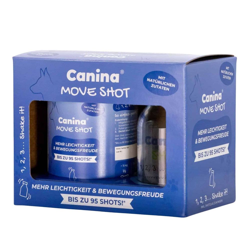 Canina® MOVE-SHOT – dodatak prehrani za pokretljivost pasa 120 g slika 1