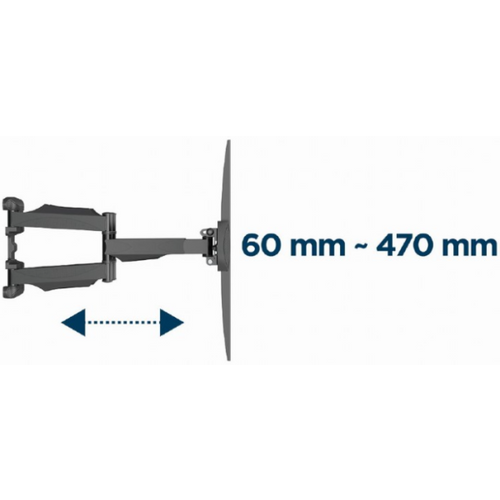 WM-58ST-01 Gembird rotate/tilt VESA max. 40x40cm 32-58 max.36kg slika 8