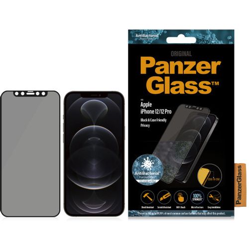 PanzerGlass zaštitno staklo Case Friendly Privacy AB za iPhone 12/12 Pro slika 4