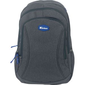 Karbon školski ruksak 3 zip grey 