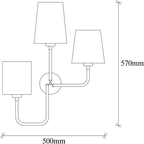 Opviq Zidna lampa, 892OPV1222 slika 3