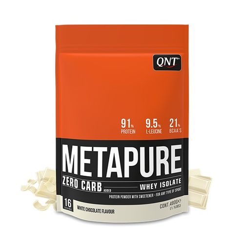 QNT Metapure Zero Carb 480g Bela Čokolada slika 1