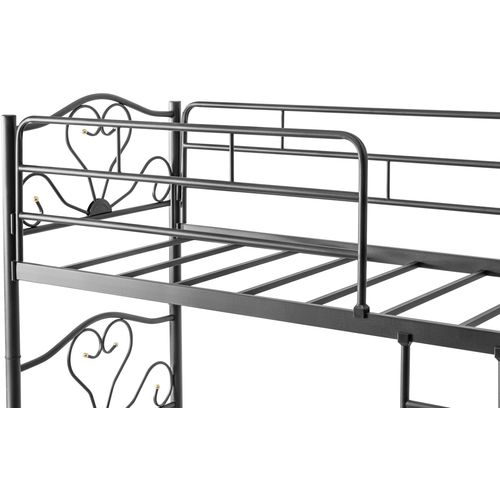 R50 - Black, (90 x 190) Black Bunk Bed slika 8