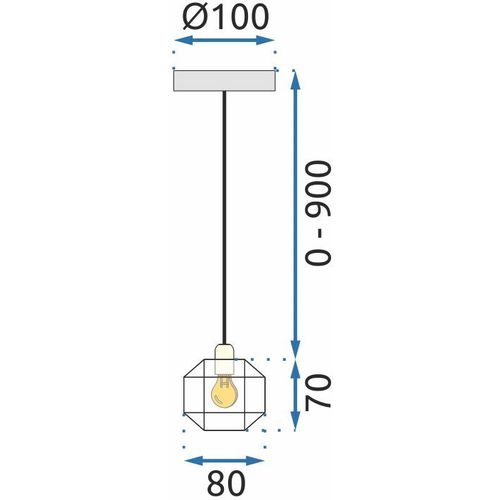 TOOLIGHT Crna kristalna stropna svjetiljka APP586-1CP slika 15