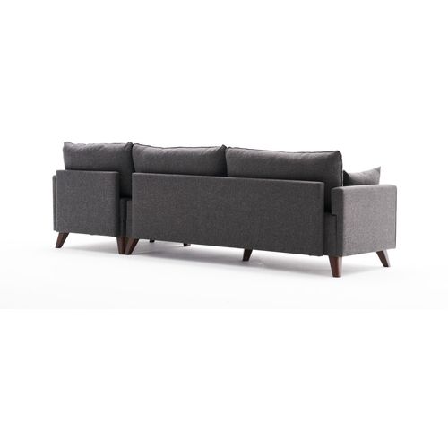 Atelier Del Sofa Kutna garnitura, Antracit, Bella Corner Sofa Right - Anthracite slika 7