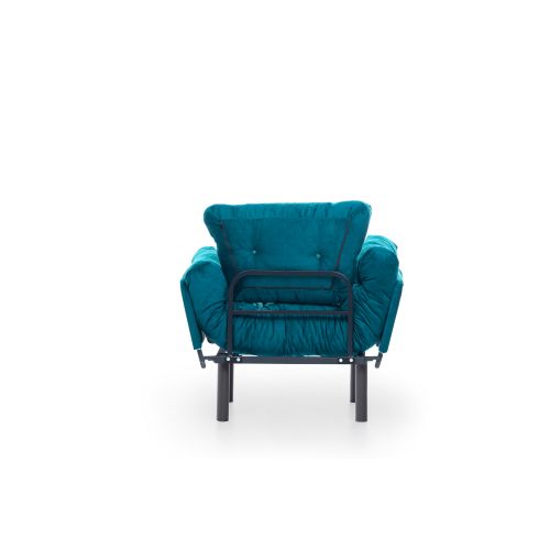 Atelier Del Sofa Fotelja, Petrol Green, Nitta Single - Petrol Green slika 12