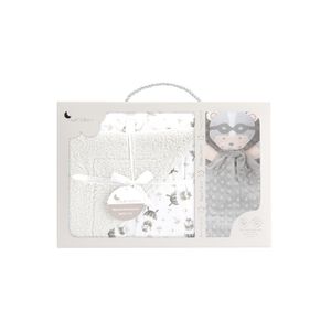 InterBaby set dekica Lamb + tješilica Padobranac Grey