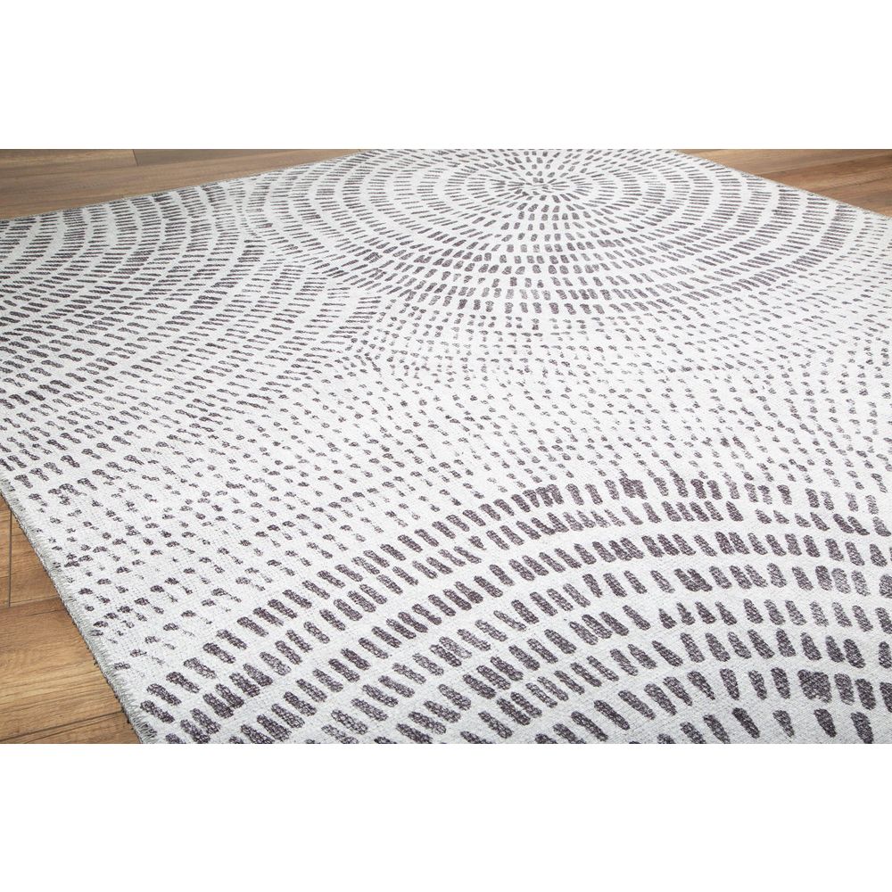 Šareni Čenil Tepih Ada Gönül - Bijeli AL 376 (140 x 190 cm) slika 5