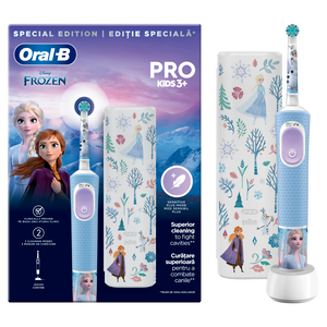 Oral-B Kids Frozen, Električna četkica sa putnom kutijom za decu 3+