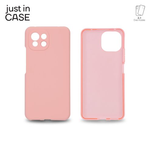 2u1 Extra case MIX paket PINK za Mi11 Lite 5G slika 2