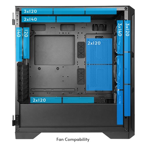 Chieftec APEX LUMO USB3.2 Gen2 E-ATX case, black slika 14