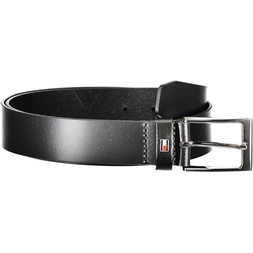 TOMMY HILFIGER MEN'S BLACK LEATHER BELT slika 1