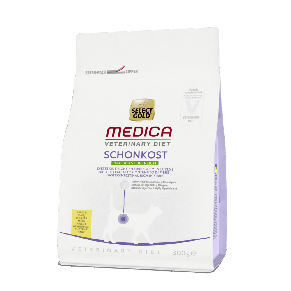 Select Gold Cat Medica Gastrointestinal High Fibre piletina i kukuruz 300 g slika 1