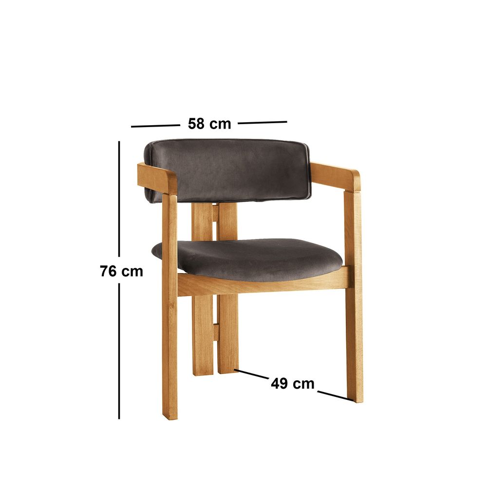 CO - 038 Oak Anthracite Stolica slika 4