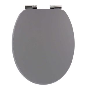 Tendance wc daska mdf sa krom okovima soft close, siva
