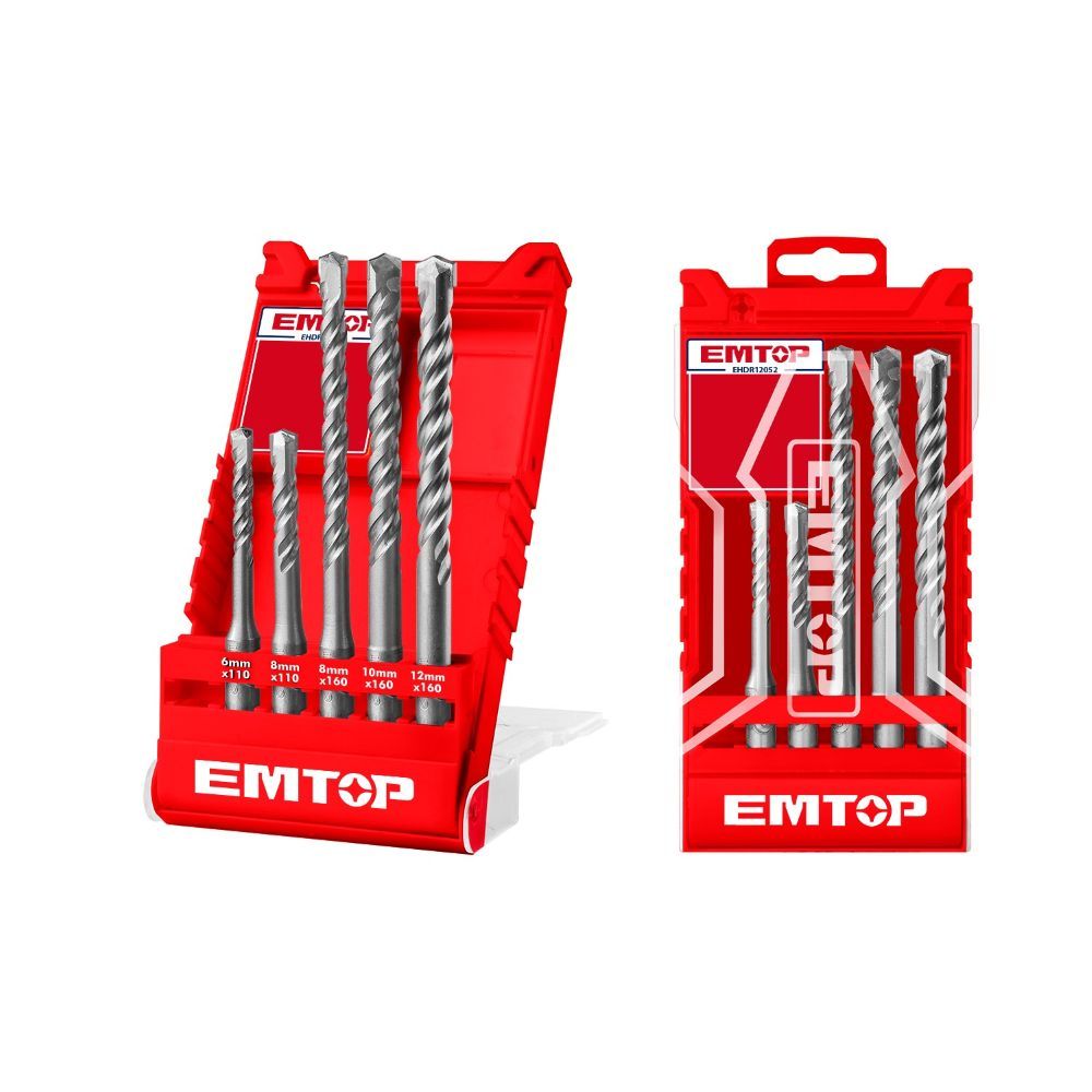 Set 5 burgija SDS-Plus Emtop slika 1